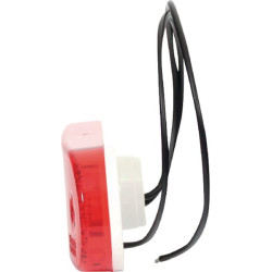 Žymeklis LED, stačiakampis, 12/24V, raudonas, užsukamas, 113x63mm, Waś 14006905330