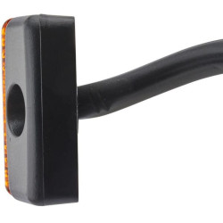 Šviesos diodas, 1,20 W, stačiakampis, 24 V, geltonas, užsukamas, 130x32 mm, greitoji nuoroda, 1 LED, Hella 2PS008645611