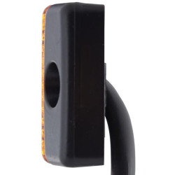 Šviesos diodas, 1,20 W, stačiakampis, 24 V, geltonas, užsukamas, 100x32 mm, 1 LED, Hella 2PS008645001