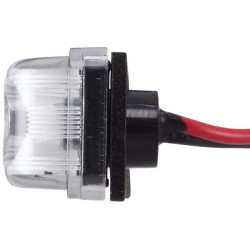 Žymeklis LED, stačiakampis, 24 V, baltas, užsukamas, 65x11x16 mm, 4 šviesos diodai, Hella ValueFit 2PG357010121