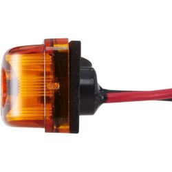 Žymeklio šviesos diodas, stačiakampis, 24 V, gintaro spalvos, užsukamas, 65x11x16 mm, 4 šviesos diodai, Hella ValueFit 2PS357010