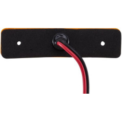 Žymeklio šviesos diodas, stačiakampis, 24 V, gintaro spalvos, užsukamas, 65x11x16 mm, 4 šviesos diodai, Hella ValueFit 2PS357010