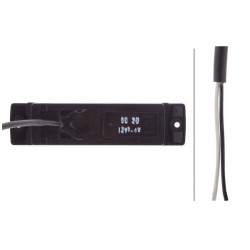 Žymeklis 0,50 W, stačiakampis, 12 V, gintaro spalvos, užsukamas, 130x32x1 LED, Hella 2PS008645011