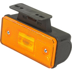 Žymeklis LED, stačiakampis, 12/24V, gintaras, užsukamas, Waś 1400690555