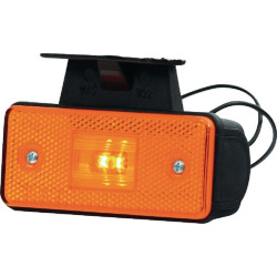 Žymeklis LED, stačiakampis, 12/24V, gintaras, užsukamas, Waś 1400690555