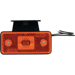 Žymeklis LED, stačiakampis, 12/24V, gintaras, užsukamas, Waś 1400690555