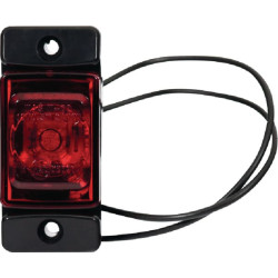 Žymeklis LED, stačiakampis, 12/24V, raudonas, užsukamas, 72x32mm, Waś 1400690850