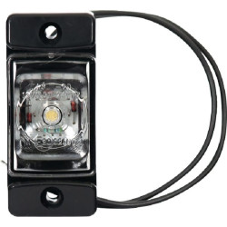 Žymeklis LED, stačiakampis, 12/24V, skaidrus, užsukamas, 72x32mm, Waś 1400690830