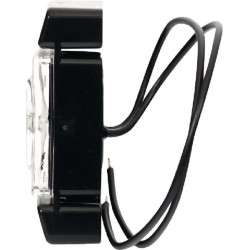 Žymeklis LED, stačiakampis, 12/24V, skaidrus, užsukamas, 72x32mm, Waś 1400690830