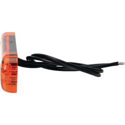 Šviesos diodas, stačiakampis, 12/24 V, gintaro spalvos, užsukamas, 84x24 mm, 12 šviesos diodų, Waś 1400300714