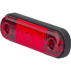 Žymeklis LED, stačiakampis, 12/24V, raudonas, užsukamas, 84x24mm, 3 šviesos diodai, Waś 1400300709