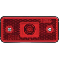 Žymeklis LED, stačiakampis, 12/24V, raudonas, užsukamas, Waś 1400690553