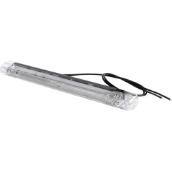 Žymeklis LED, stačiakampis, 12/24V, skaidrus, užsukamas, 246x20x22mm, Waś 1400690860