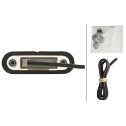 Šviesos diodas, 0,50 W, stačiakampis, 12/24 V, baltas, užsukamas, 79x1 LED, Hella 2PF959590202