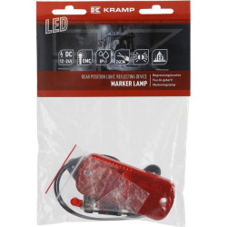 Žymeklis LED, stačiakampis, 12-24V, 105,4x45x11,8 mm, Kramp LA30108