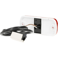 Žymeklis LED, stačiakampis, 12-24V, 105,4x45x11,8mm, Jaeger, Kramp LA30109