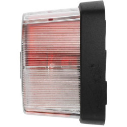 Žymeklis 5W, kvadratas, 12V, raudona/balta, užsukamas, 62x40x62mm, Hella 2XS005639001