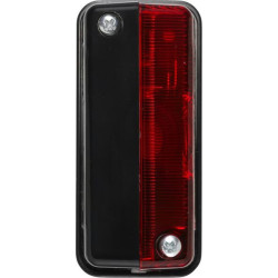 Žymeklis 4W, stačiakampis, 12/24V, raudonas, užsukamas, Hella 2XS005020081