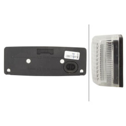 Žymeklis 5W, stačiakampis, 12V, baltas, užsukamas, 110x25x40mm, Hella 2PG006717021