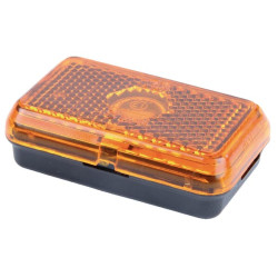 Žymeklis 5W, stačiakampis, 12/24V, oranžinis, užsukamas, 74x22,5x45mm, Jokon 121004001