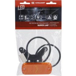 Žymeklis LED, stačiakampis, 12-24V, 105,4x45x11,8 mm, Kramp LA30110