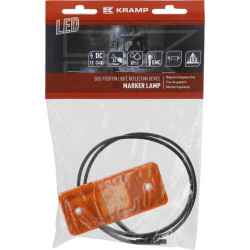 Žymeklis LED, stačiakampis, 12-24V, 106x46x23mm, Kramp LA30141