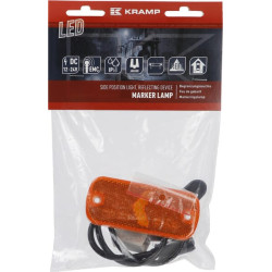 Žymeklis LED, stačiakampis, 12-24V, 105,4x45x11,8 mm, Jaeger, Kramp LA30111