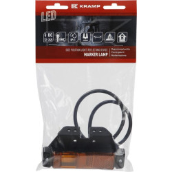 Žymeklis LED, stačiakampis, 12-24V, 130x32x20.5mm, Jaeger, Kramp LA30132