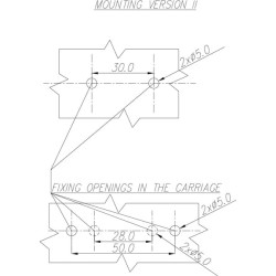 Žymeklis LED, stačiakampis, 12-24V, 130x32x20.5mm, Jaeger, Kramp LA30132