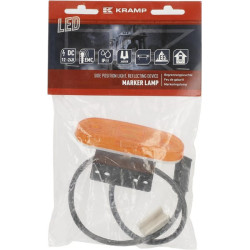 Žymeklis LED, stačiakampis, 12-24V, 113,5x40x26,5 mm, Jaeger, Kramp LA30126