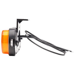 Žymeklis LED, gintaro spalvos, stačiakampis, 12-24V, 133,8x53x25mm "SAFETY LINE", Kramp LA30082