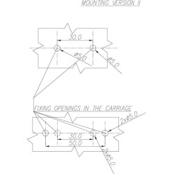 Žymeklis LED, stačiakampis, 12-24V, 111x50,5x23mm, Kramp LA30127