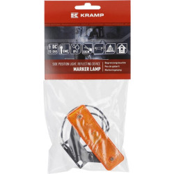 Žymeklis LED, stačiakampis, 12-24V, 98x31,5x25mm, Kramp LA30134