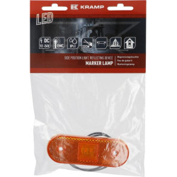 Žymeklis LED, stačiakampis, 12-24V, 113,5x40x26,5 mm, Kramp LA30124