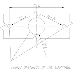 Žymeklis LED, stačiakampis, 12-24V, 113,5x40x26,5 mm, Kramp LA30124