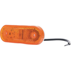 Žymeklis LED, stačiakampis, 12-24V, 114x40x25mm, Kramp LA30119