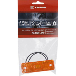 Žymeklis LED, stačiakampis, 12-24V, 98x31,5x25mm, Kramp LA30133