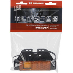 Žymeklis LED, stačiakampis, 12-24V, 130x32x20.5mm, Kramp LA30131