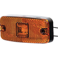 Žymeklis LED, stačiakampis, 12-24V, 111x50,5x23mm, Kramp LA30128