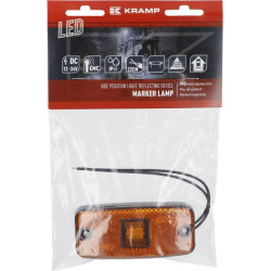 Žymeklis LED, stačiakampis, 12-24V, 111x50,5x23mm, Kramp LA30128