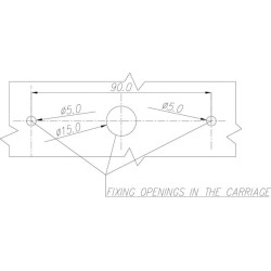 Žymeklis LED, stačiakampis, 12-24V, 111x50,5x23mm, Kramp LA30128
