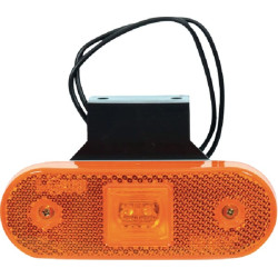 Žymeklis LED, stačiakampis, 12-24V, 113,5x40x26,5 mm, Kramp LA30125