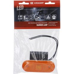 Žymeklis LED, stačiakampis, 12-24V, 113,5x40x26,5 mm, Kramp LA30125