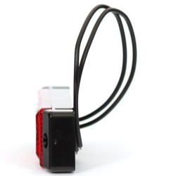 Žymeklis LED, stačiakampis, 12-24V, 130x32x20mm, Kramp LA30144