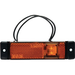 Žymeklis LED, stačiakampis, 12-24V, 130x32x20,5mm, Kramp LA30130