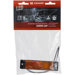 Žymeklis LED, stačiakampis, 12-24V, 130x32x20,5mm, Kramp LA30130