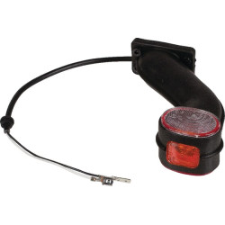 Žymeklis LH apvalus, 24V, raudona/geltona, užsukamas, Aspöck 313608017