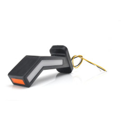 Gabaritinis žibintas LH LED, 12-24V, 184,9x58x145,5 mm, dinaminis posūkio rodiklis, Kramp LA30164INDX