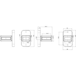 Žymeklis LED, 12-24V, 100x52x87mm, Kramp LA30160