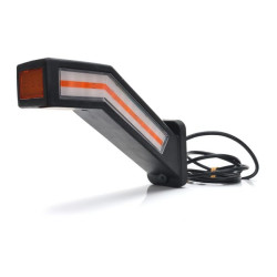 Daugiafunkcis galinis žibintas LED, dešinė, raudona/oranžinė/balta, 12-24V, 238x181x72mm LA30070R